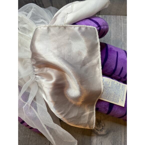 Build A Bear HG Honey Girls Teegan Purple Cat Kitty Plush 20" In White Dress - Picture 5 of 7